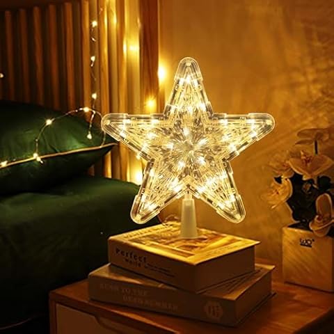 COCONUT Lighted Star Tree Topper Cover