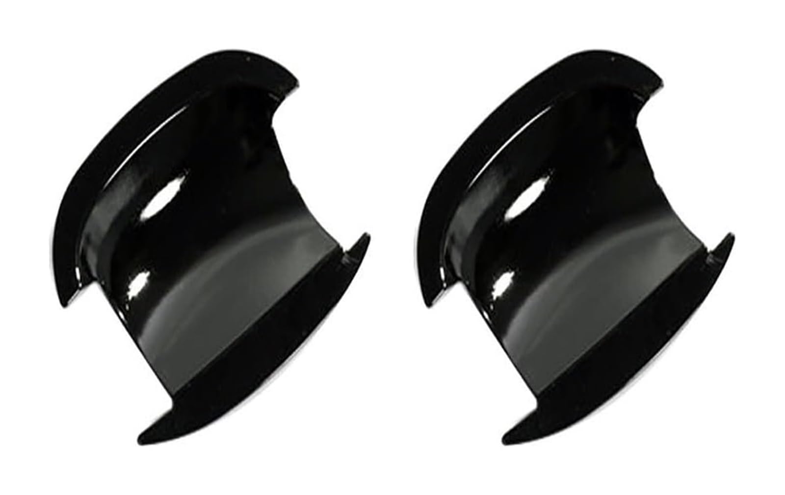 YSBVBLRMRV Car Outside Door Handle Cap for Passat 2011-2017 Chrome Trim Door Handle Cover Decorative Anti-Scratch Protector(2 Small Door Bowls Bright Black)