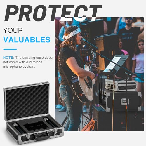 image for Phenyx Pro Medium Size Carrying Case, Customizable Pre-Diced Foam, Alu