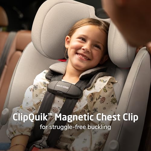 Maxi-Cosi Pria Max 3-in-1 Convertible Car Seat, Infant to Toddler Car Seat, ClipQuick Magnetic Chest Clip, Quick-Install Latch, Machine-Washable Cover, 5-100 lbs, Escargot - image 4