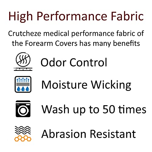 Crutcheze Forearm Crutch Hand Pads | Pair Of Crutch Cushions For Hands | Crutch Hand Grip Accessories #TOP2