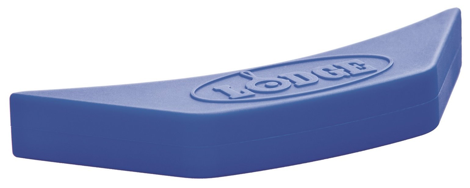 Lodge Silicone Assist Handle Holder, Dishwasher Safe, Blue