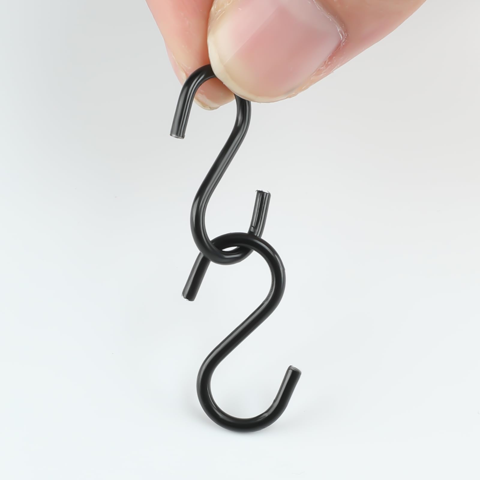 100 Mini S Hooks - Stainless Steel for Jewelry & Crafts -5