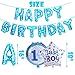 149 Pcs Boys 1st Bday Decorations Blue One Balloons Backdrop Boys One Year Old Birthday Balloons Garlands Arch Kit with Balloons Boxes for Boys First Birthday Baby Shower Party Supplies Decorations