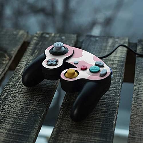 Skinit Decal Gaming Skin Compatible with Nintendo Gamecube Controller - Originally Designed Pink Cow Print Design
