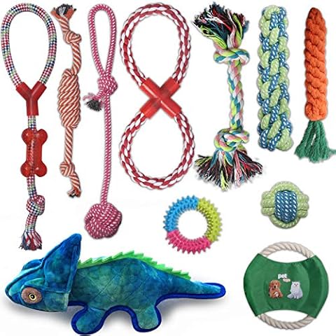 Squeaky Dog Toys with Hunting Dog Frisbee Rope and Interactive Tug-of-War Dog Toy Puzzle Enrichment Durable Indestructible Stuffed Dog Toys for Aggressive Chewers Small Large Breed Puppy for Teething Cover