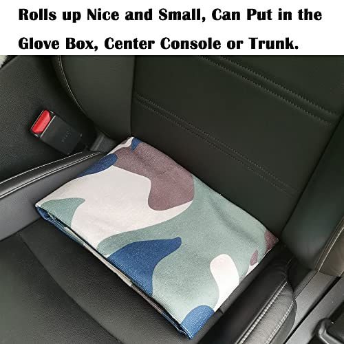 Image of Car Seat Cover Protector Front Seats,for Gym Workout,Running,Swimming,Beach and Hiking,Waterproof Sweat Towel Bucket Seat Covers for Cars SUV Trucks (Camouflage, 2Pcs)