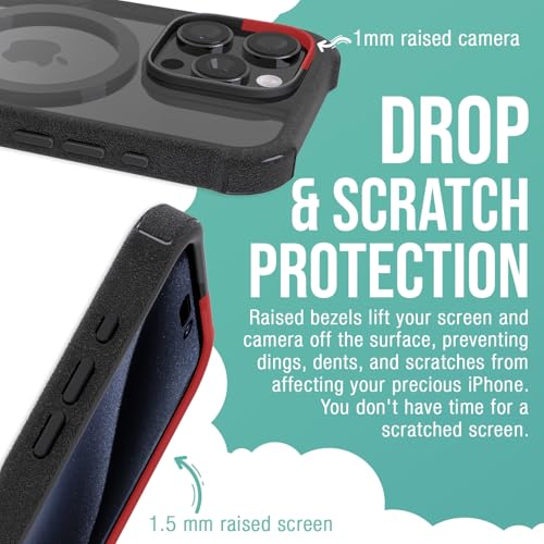 Funda para teléfono Smartish GZ24MX-CLEARBLACK evita resbalones cotidianos de las manos 5