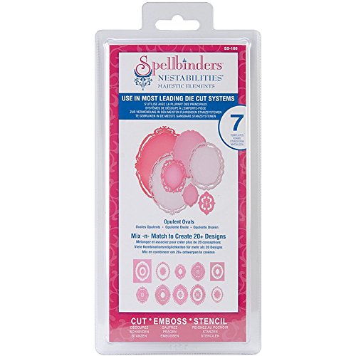 Spellbinders - Fustelle ovali, Colore: Oro