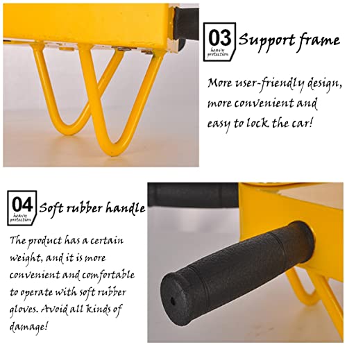 Pince coffre antivol de roue robuste pour voiture et remorque - 6