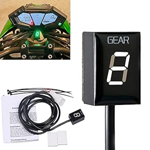 MOQIAOSEIKO Motorrad Ganganzeige für Kawasaki