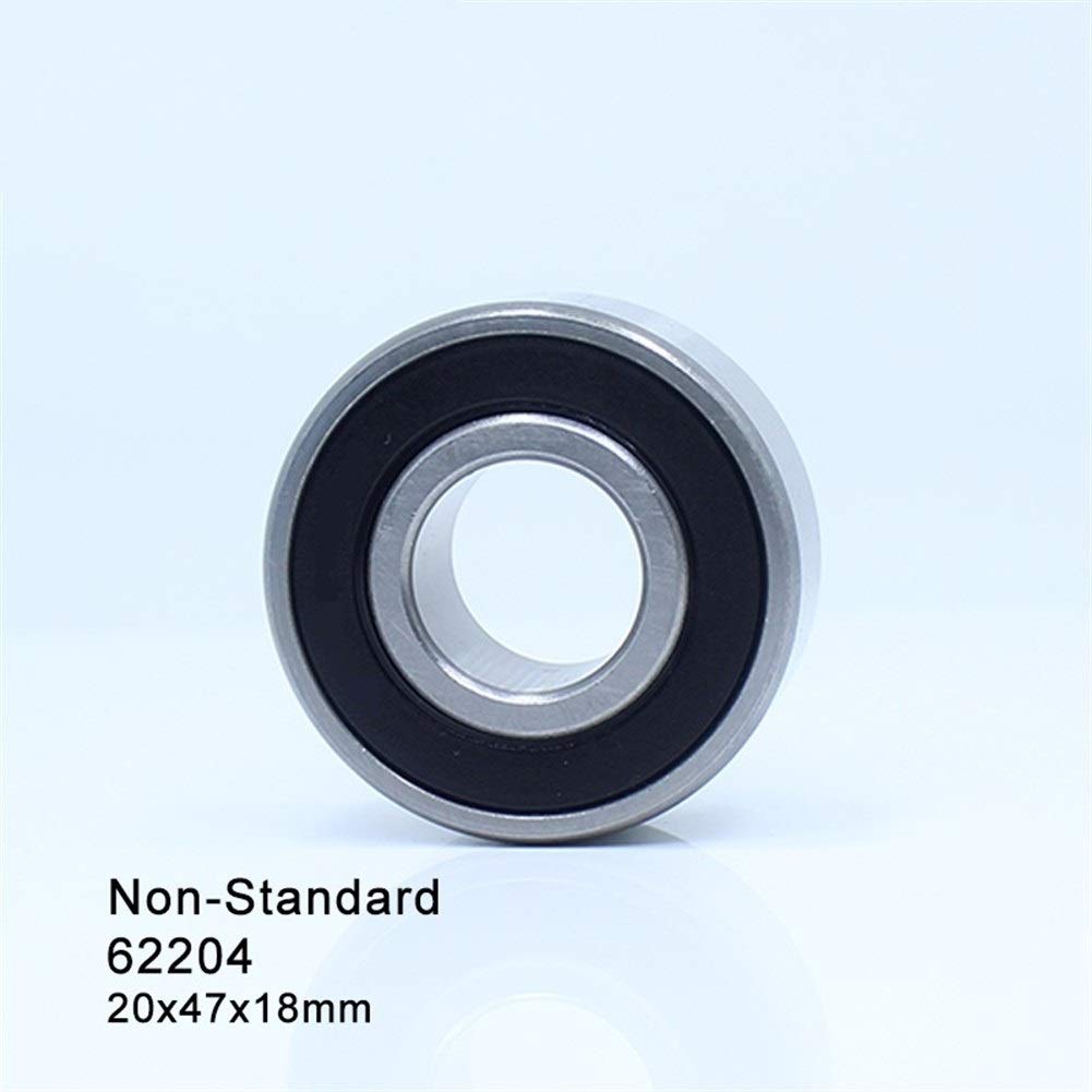 Práctico 62204 2RS no estándar 204718 rodamientos rígidos de Bolas ABEC-1 (2pcs) 20x47x18mm Bearing