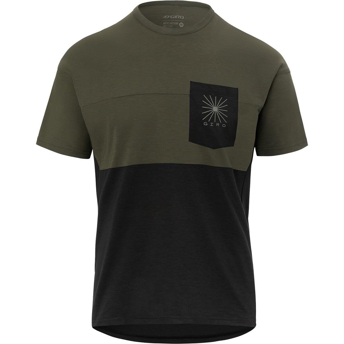 Giro Men's Ride Jersey - Trail Green/Black - Size M