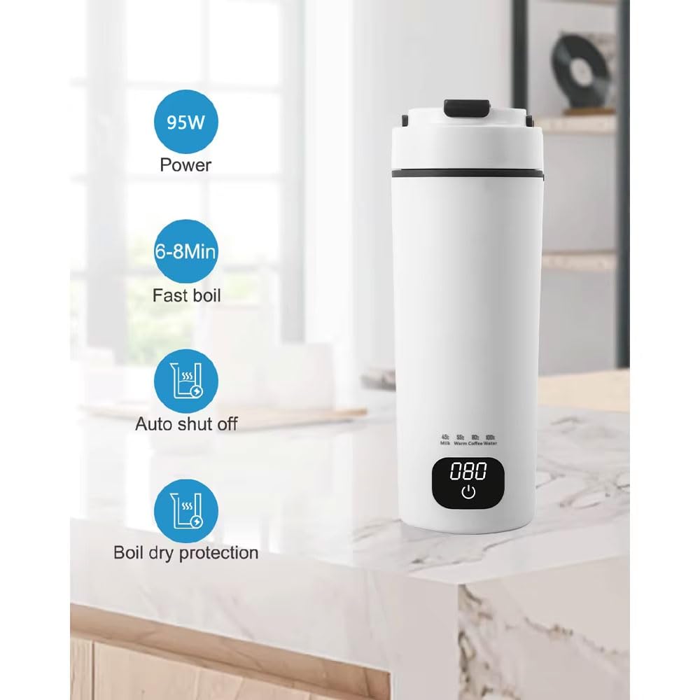 Oshotto Car Kettle - Portable Electric Water Heater -2