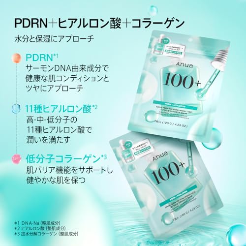 Amazon.co.jp: ANUA(アヌア)PDRNヒアルロン酸カプセル100セラムマスク