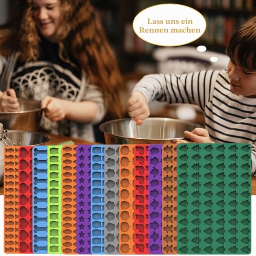 Silikon Hundekekse Backform, 112 Gitter Hundekuchen Backmatte mit Pentagramm-Formen für DIY Hundeleckerlies, Schokolade, Kekse, Süßigkeiten, BPA-Frei - Lila Pentagramm