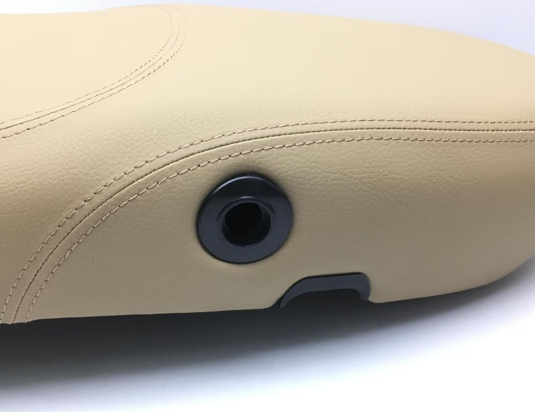 Selle complète originale beige avec fermeture éclair compatible avec Vespa Primavera 50 2013 2017 – Pièce de rechange OEM de haute qualité