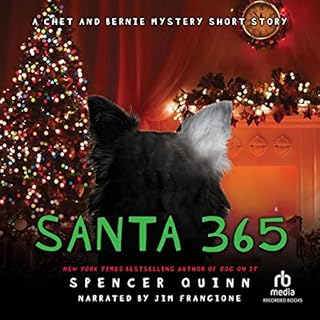 Santa 365 Audiolibro Por Spencer Quinn arte de portada