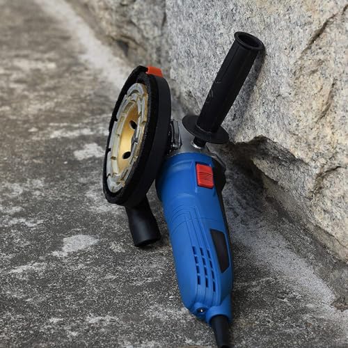 Kit de cache-poussière pour meuleuse d'angle, housse de meulage sous vide de 22,9 cm avec quatre outils, compatible avec meuleuse d'angle de 230 mm