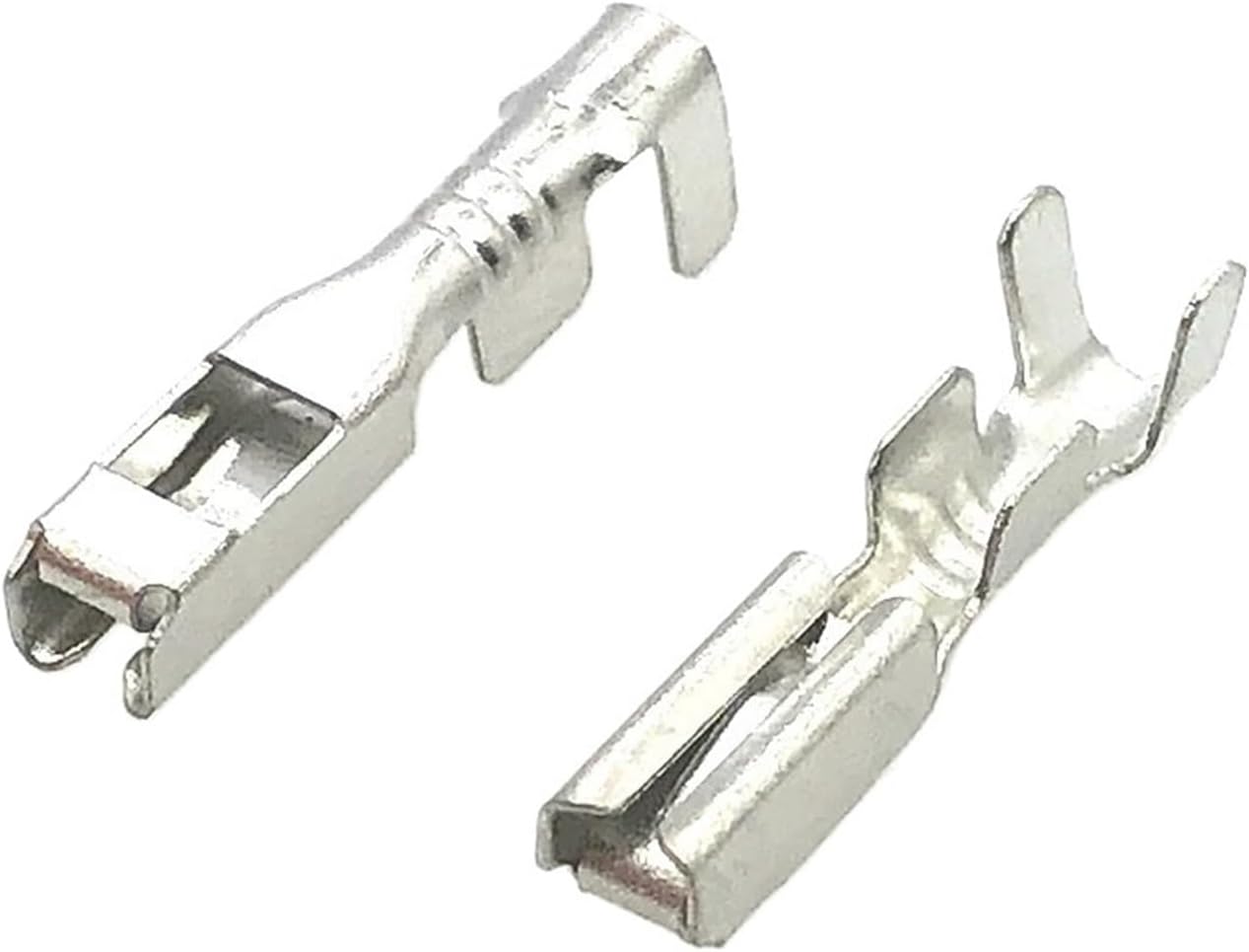 20/50/100 Pcs Auto Splice Terminal Female Crimp Terminals Electrical Wire Connectors Pins 1500-0106 1500-0110 DJ621-G2 (Color : Follow me Cheaper, Size : 500 pcs)