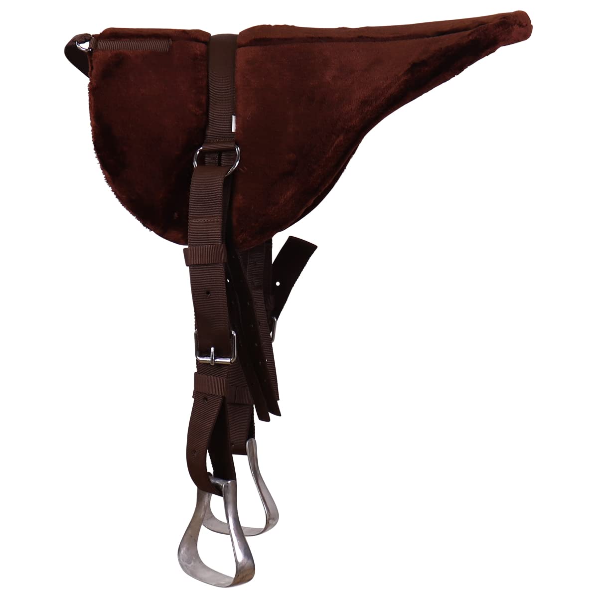 Equithème Norton Confort Tapis de Monte à cru Marron Cheval