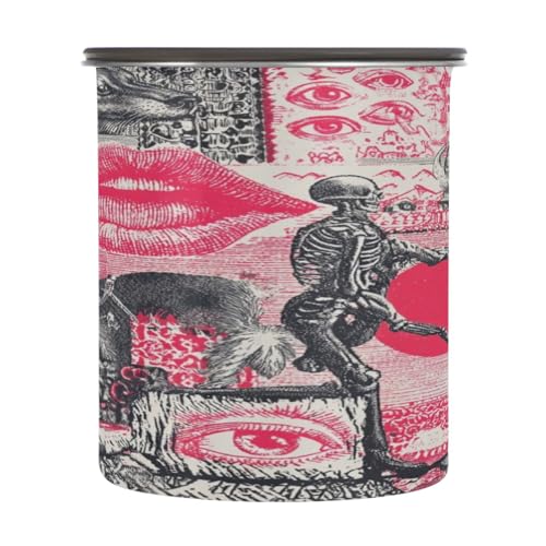 Contenedor de café con tapa 500ml acero inoxidable