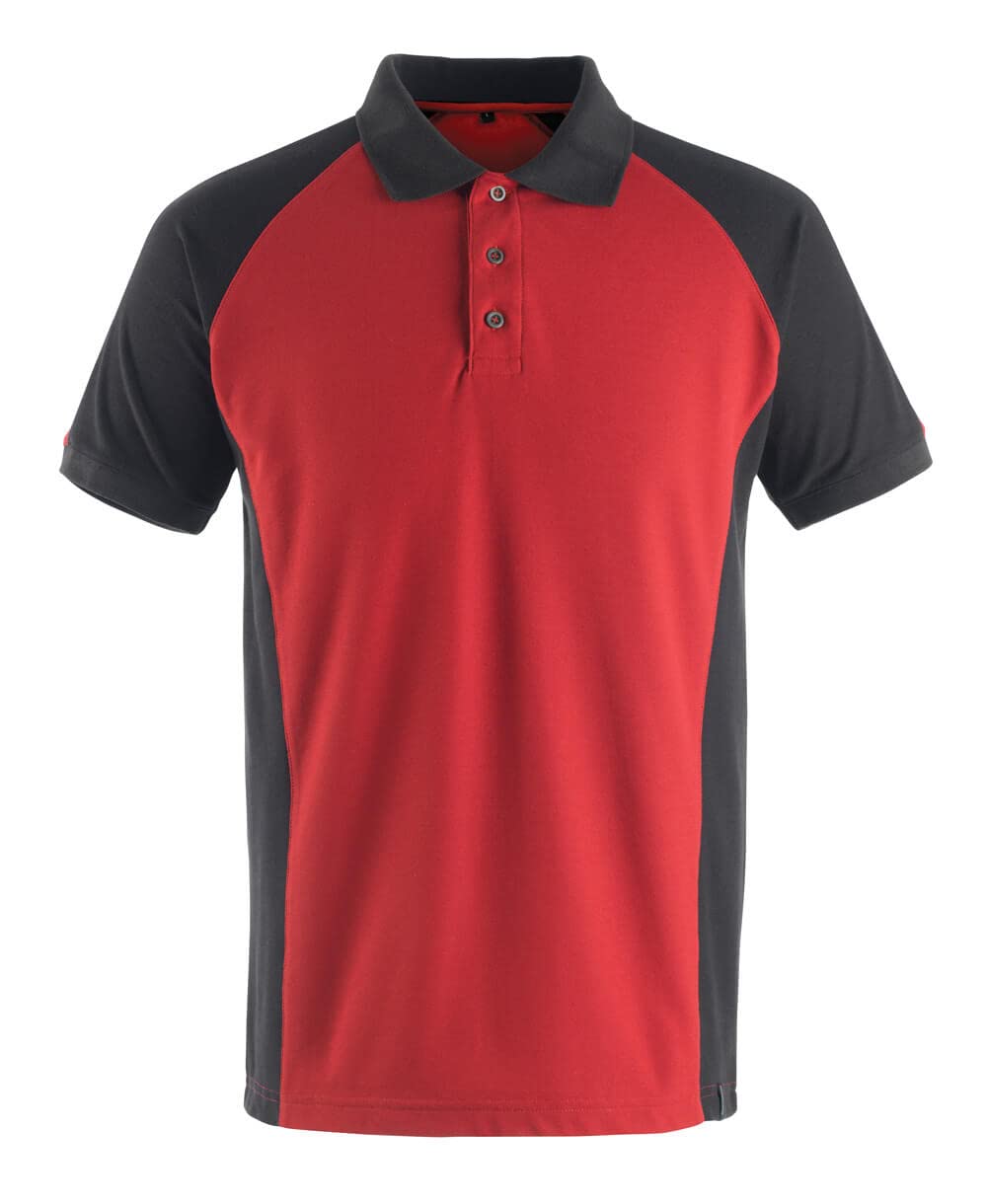 Mascot 50569-​961-​0209 Bottrop - Polo de Ajuste Moderno, Talla XS, Rojo/​Negro