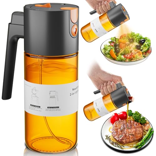 Save 15% on LAKUMIQI 2-in-1 Oil Sprayer - 17oz Glass Bottle