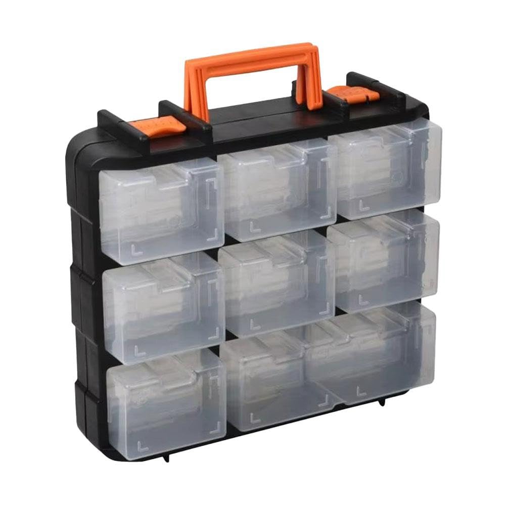 Aundhegrtt Detachable 16-Compartment Tool Organizer Box for Screws, Nuts, Bolts,and Small Parts Item