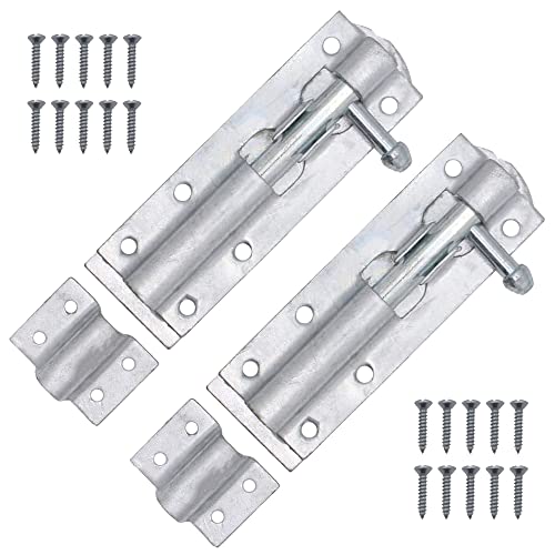 EAI Heavy Duty Tower Bolt, Galvanised, 4 Inch