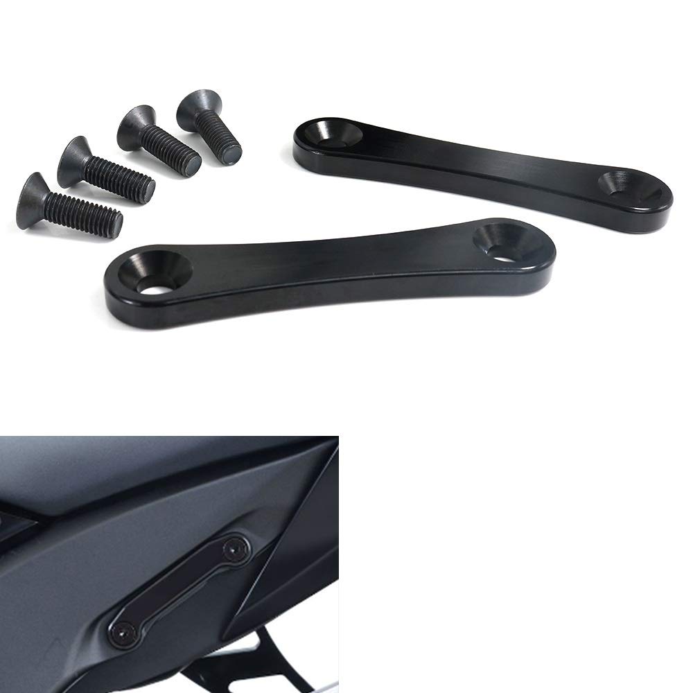 MEUIXT Fußrasten-Blockierplatten Für BMW S1000RR/R - CNC Aluminium Abdeckung