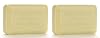 Lothantique Authentique Shea Butter Vegetable Bar Soap - 2 Bars, 200g Each, Green Tea