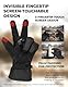 KEMIMOTO Taktische Handschuhe Winter, Motorradhandschuhe Winter Wasserdicht, Militär Einsatzhandschuhe mit Kohlefaser Knöchelprotektor, für Arbeit, Wandern, Jagd und Security