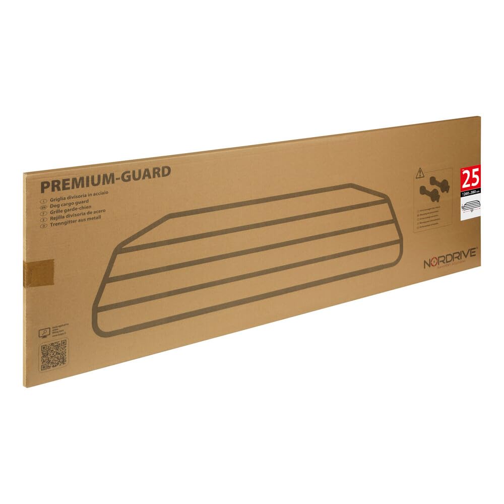 NORDRIVE Grille chien voiture 2e rangée Grille séparation chien N70088
