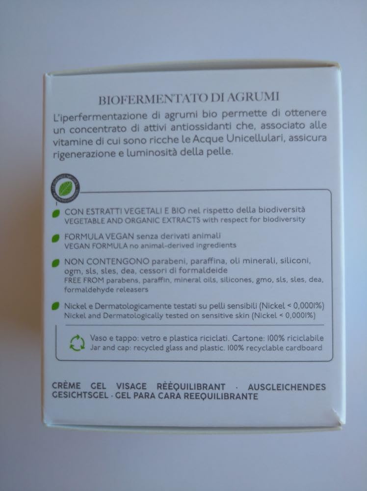 Rebalancing Face Gel Cream - Unicellular Water - Image 3