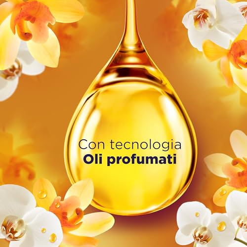 Lenor Ammorbidente Lavatrice Concentrato, 200 Lavaggi (8X25), Oro E Fiori Di Vaniglia, Freschezza Di Lunga Durata E Morbidezza Di Origine Vegetale, Lenzuola Profumate Fino A 1 Settimana - Immagine 4