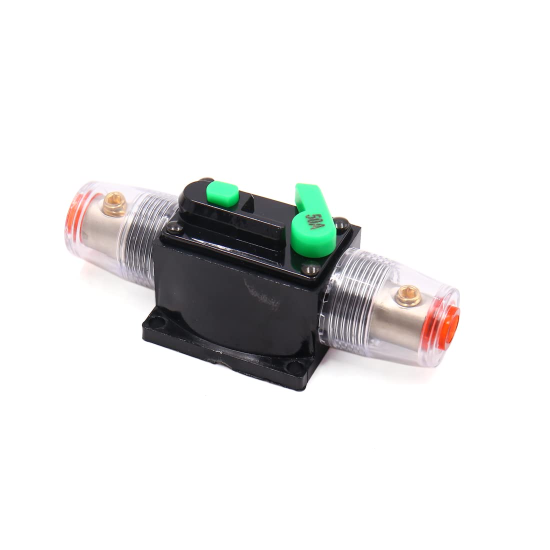 IEUMJNAT 50A Car Stereo Audio Inline Circuit Breaker Reset Fuse Inverter Fit for 4 8 Gauge Wire