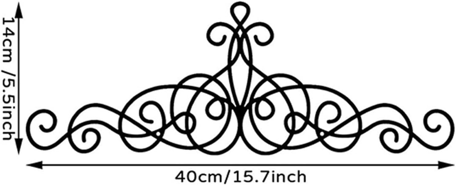 Metal Wall Art Decor Bull Figurine Scroll Wall Art Plaque Modern Artwork Animal Sculpture for Patio Indoor Outdoor Porch Fence Gifts