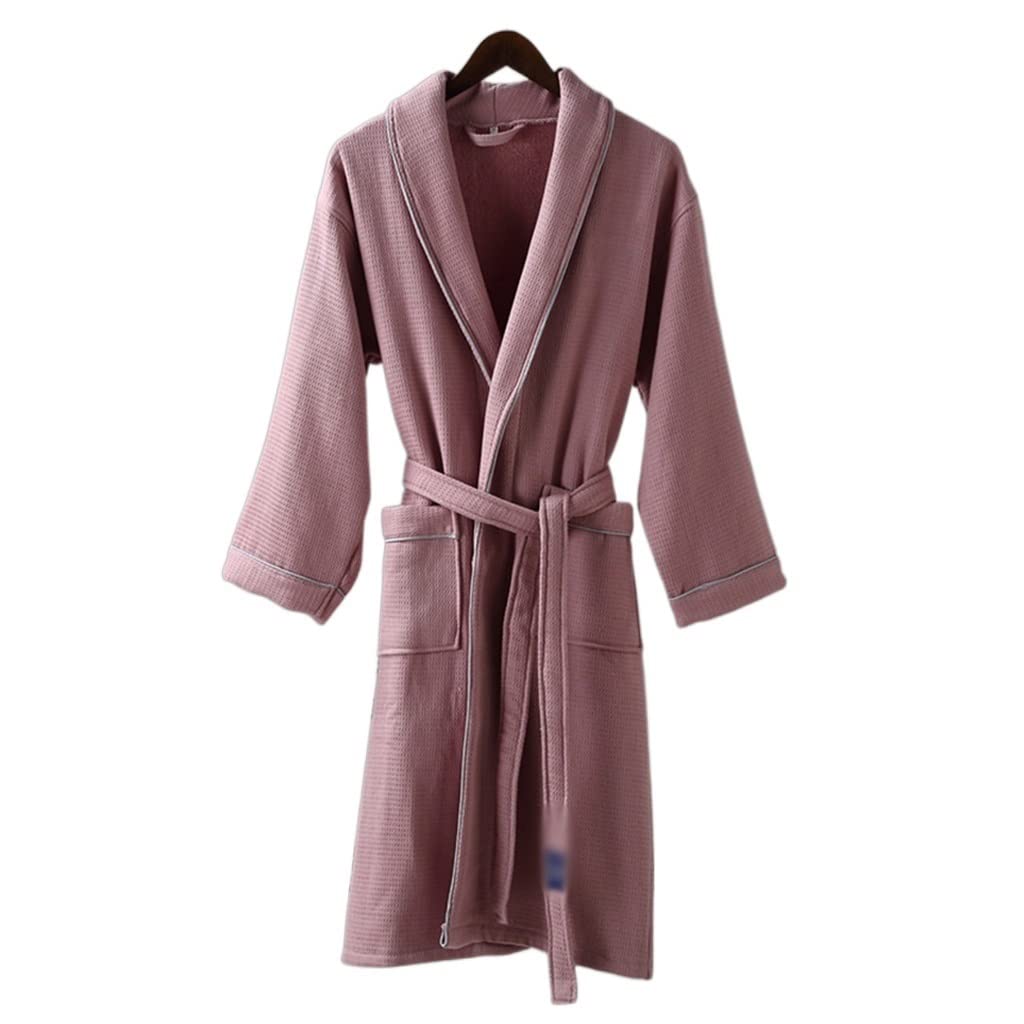 Peignoir d'hiver épais cadeau chaleureux fuchsia pyjama long coton S