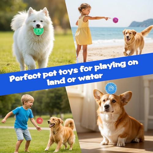 COMNICO 18 Piezas Pelotas Sonoras Mordibles para Perros miniatura 6