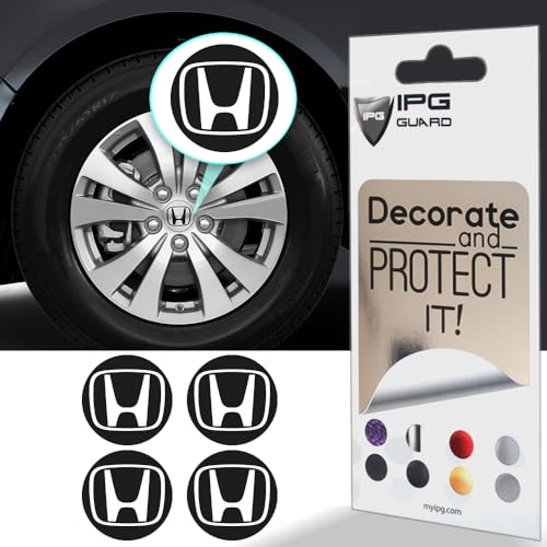 IPG Compatible with Civic Accord CRV VTEC Si Logo Cap Inner or Outer Stckers Dcals (Center Cap:2.25