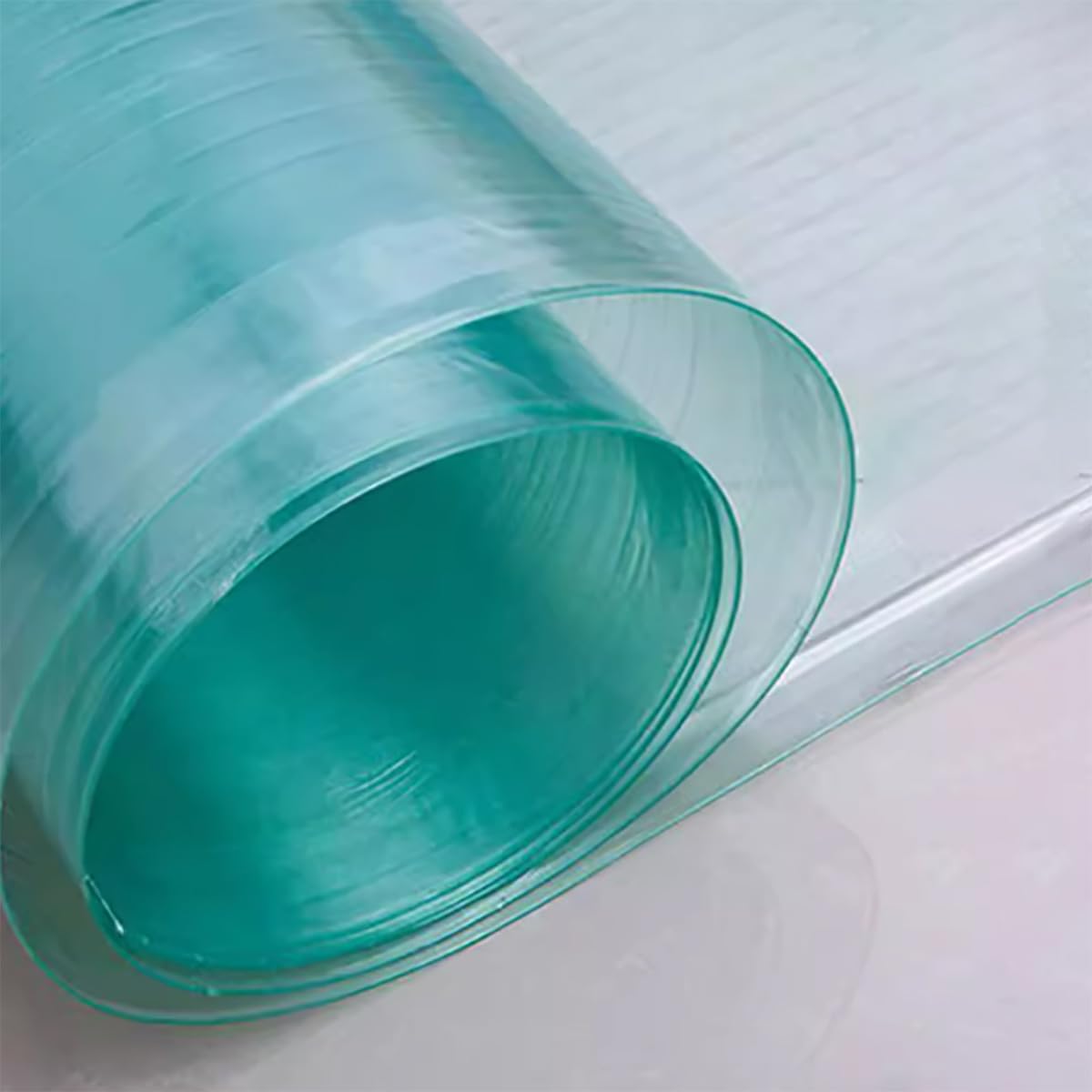 GQZJY Transparent Plastic Roof Sheet Polycarbonate Roofing Panels UV Resistant Daylighting Glassfiber for Gardening Canopy Sunroom Greenhouse Courtyards(Size:1m*10m,Color:0.8mm)