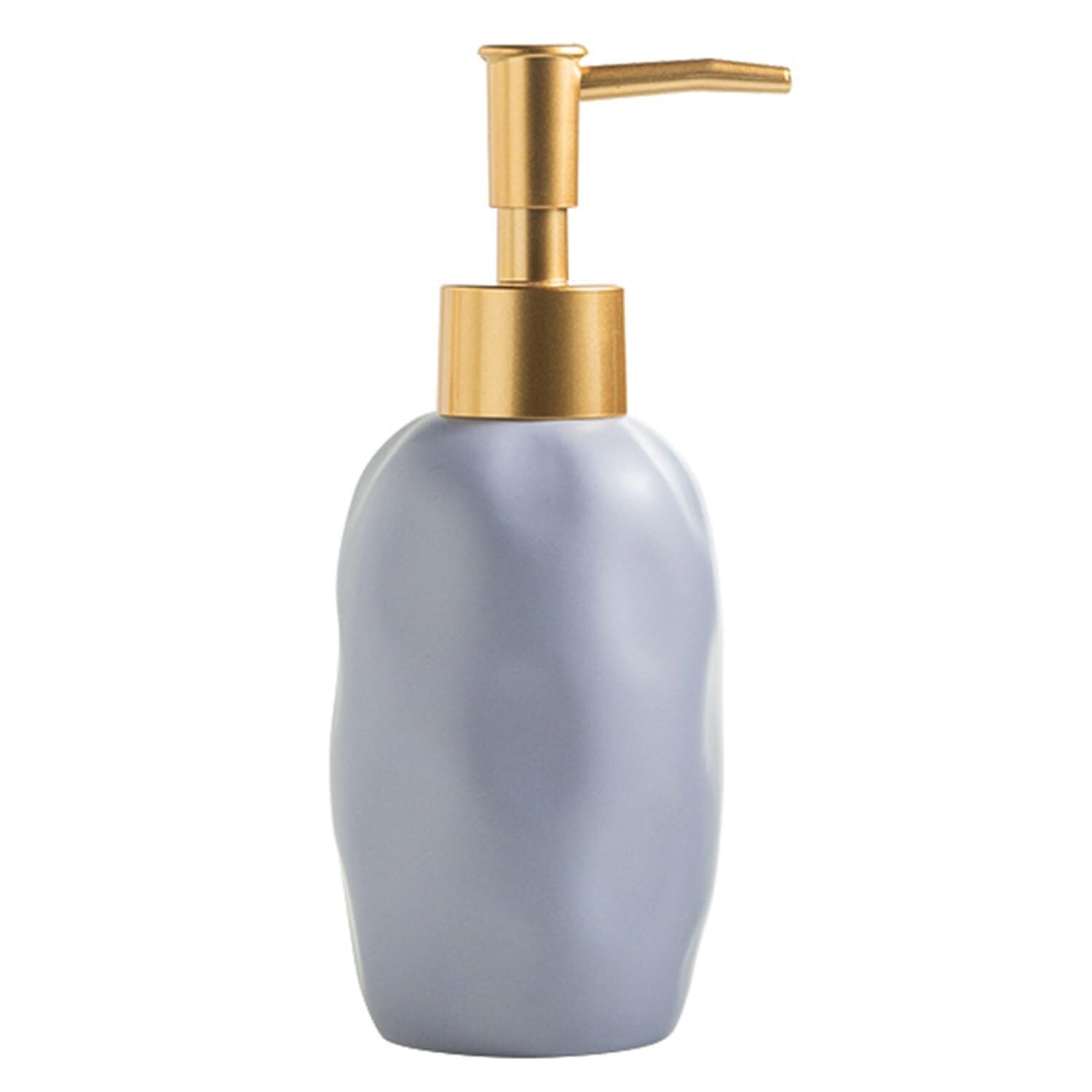 Friendshiphome Purple Dish Foam Soap Dispenser With Pump For Barthroom Kitchen Ceramic Foaming Bathroom Stuff(Purple)