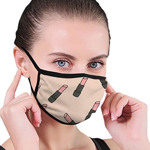 Preisvergleich Produktbild Staubmaske Pink Lipstick Anti Pollution Atmungsaktive Atemschutzmaske Grippemaske Aktivkohlefiltration - Wiederverwendbar Waschbar - Bequemes Polyester Einstellbar