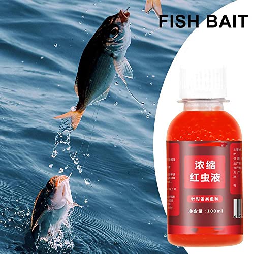 Strong Fish Attractant Concentrated Red Worm Liquid Bait Additive (3Pcs) #TOP1