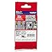 Brother Tape, Black on Clear Extra Strength, 9mm (TZeS121)