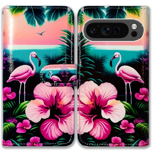 Étui pour Pixel 9 Pro XL portefeuille en cuir haute finition