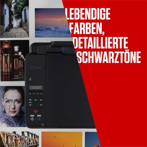 Canon Tintenpatronen & Papier-Multipack - PG-575XL/CL-576XL Original Druckerpatronen 2er Pack (1 x Schwarz, 1 x Farbe) & 4x6 Fotopapier (50 Blatt)
