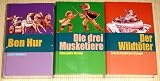 3x Historische Romane, Abenteuerromane: Lewis Wallace - BEN HUR + Alexandre Dumas - DIE DREI MUSKETIERE + James Fenimore Cooper - DER WILDTÖTER - Alexandre Dumas James Fenimore Cooper Lewis Wallace 