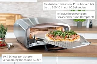 UNOLD 68916 Pizzaofen Enzo inkl. Pizzastein, 500?C (68916)
